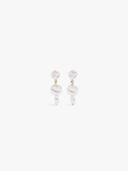 Earrings With Round Pearls