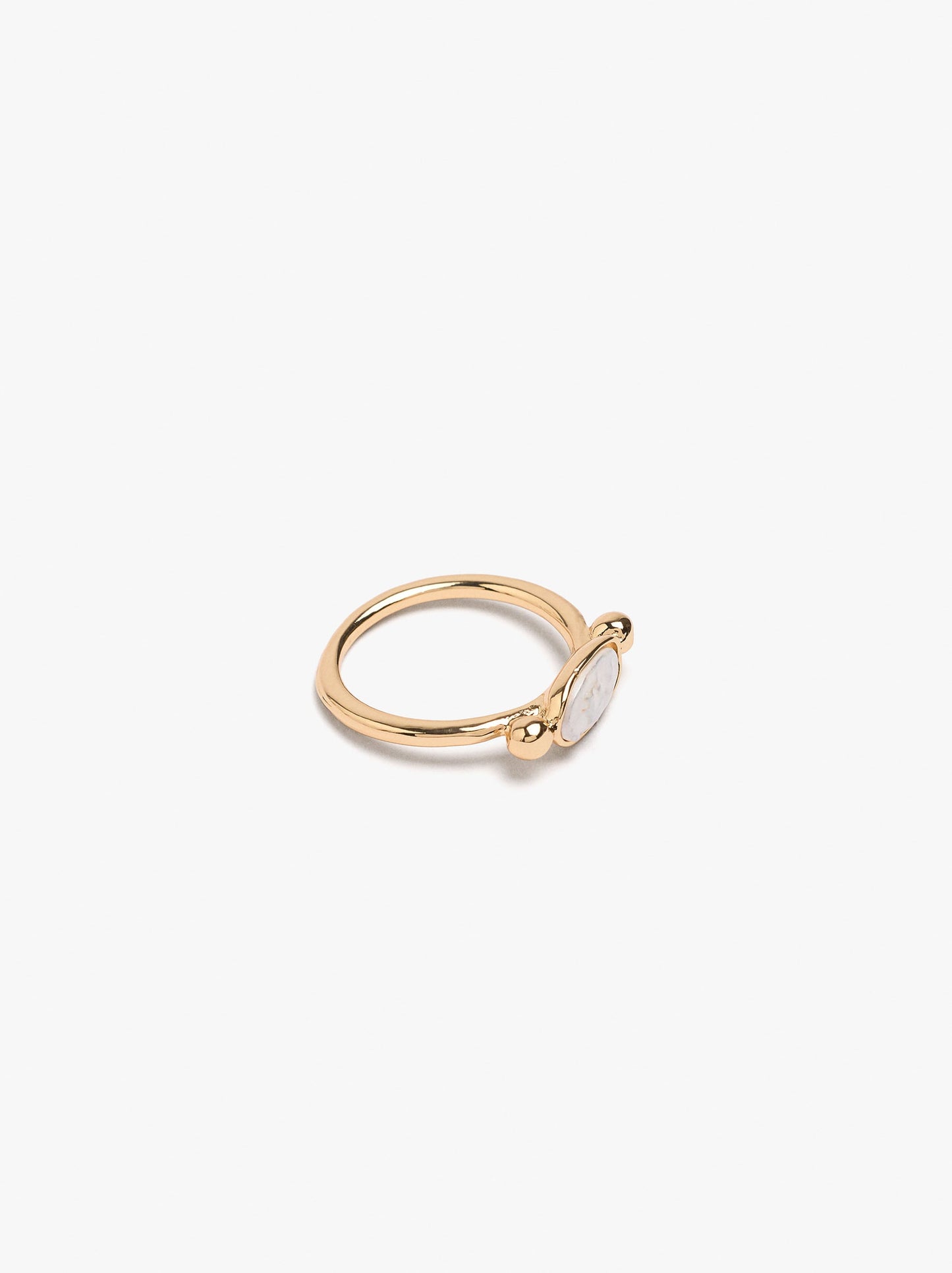 Ring With Stone Effect