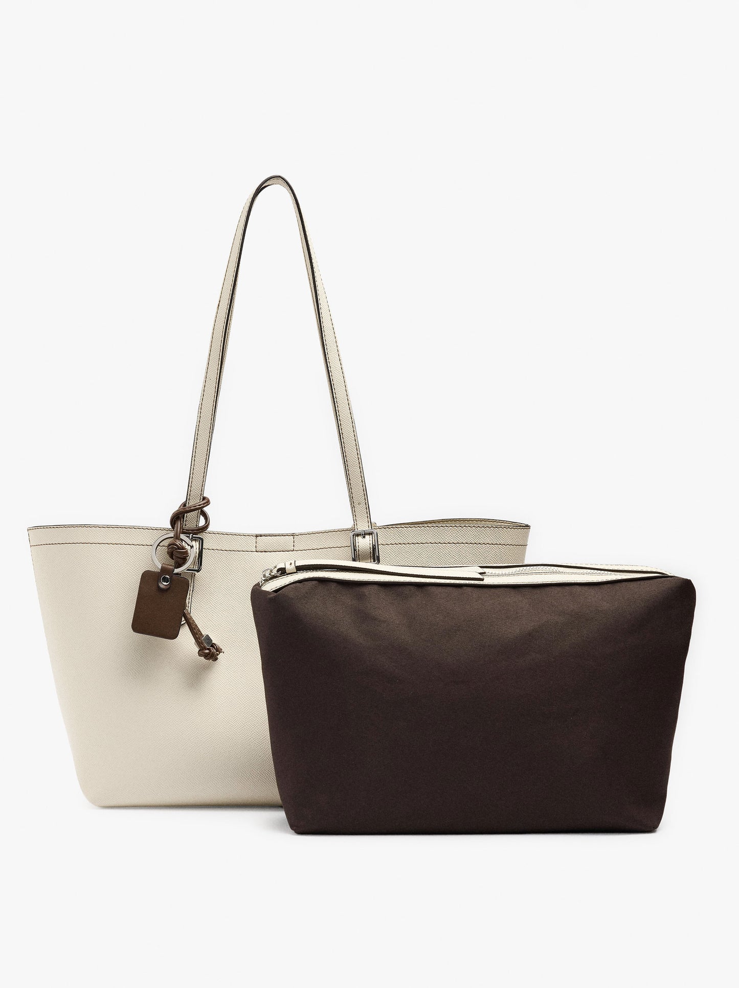 Shopper Bag With Removable Bag