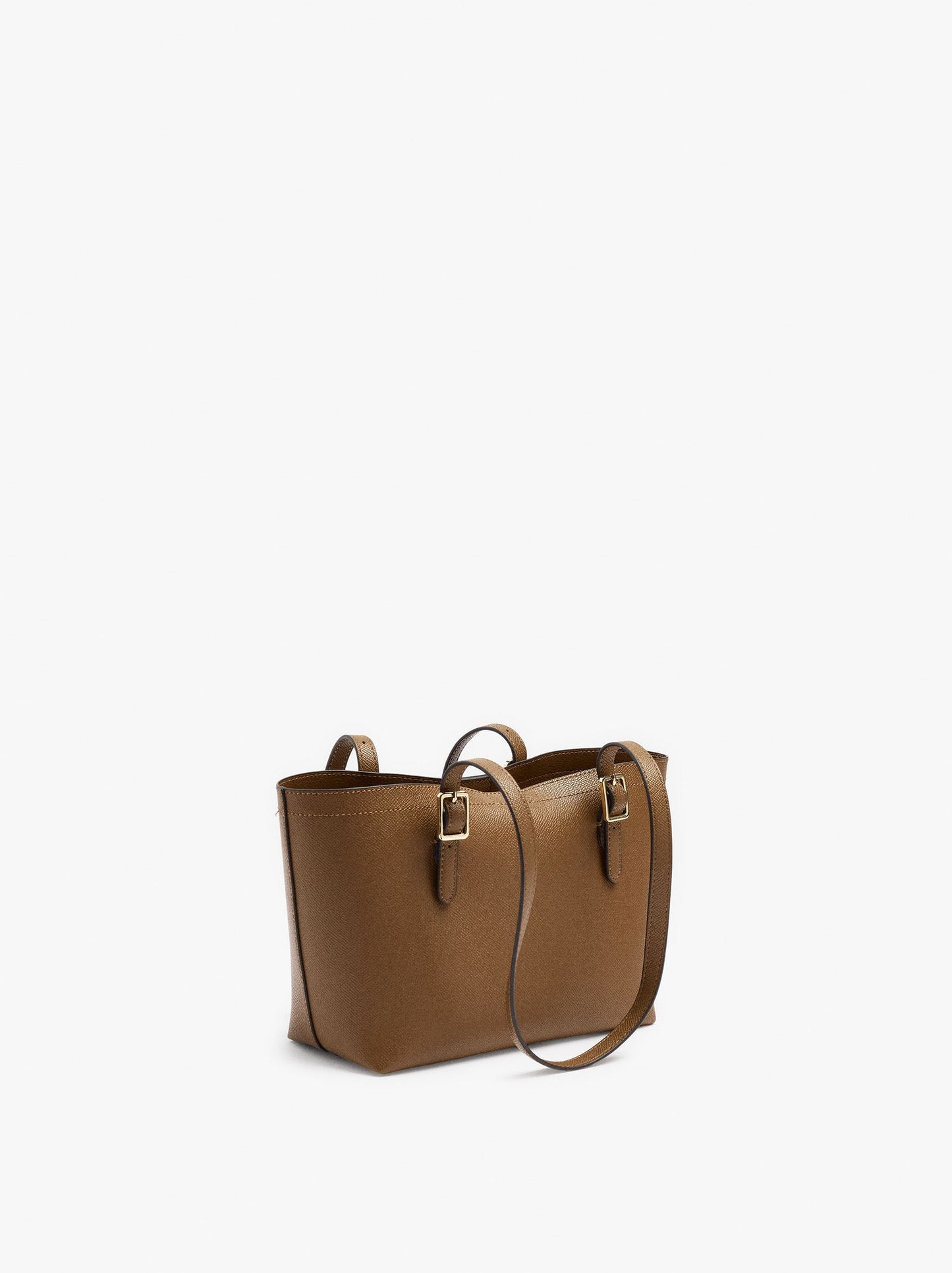 Tote Bag With Texture And Removable Pouch