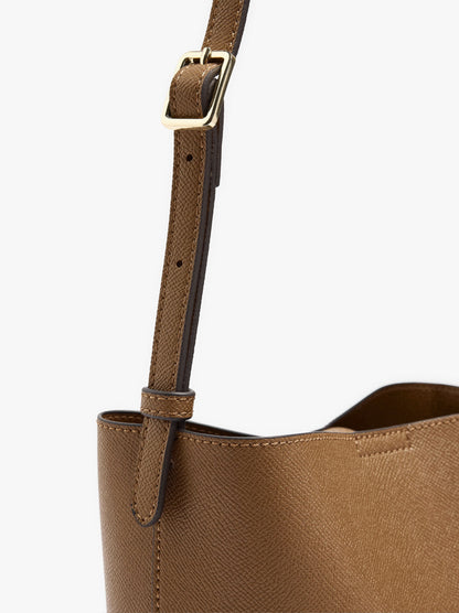 Crossbody Bag With Texture And Removable Pouch