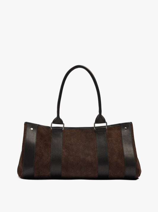 Leather Shopper Bag With M Straps