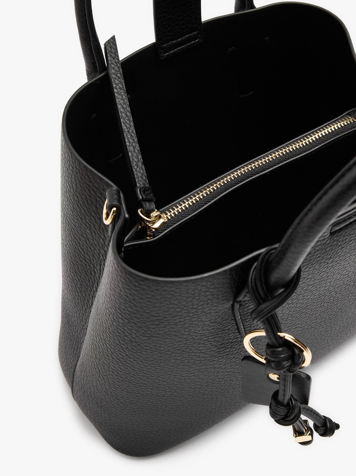 Tote Bag With Texture And Hanging