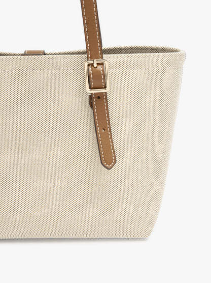 Tote Bag Canvas With Removable Pouch