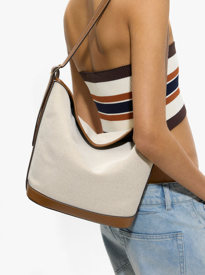 Canvas Bucket Bag