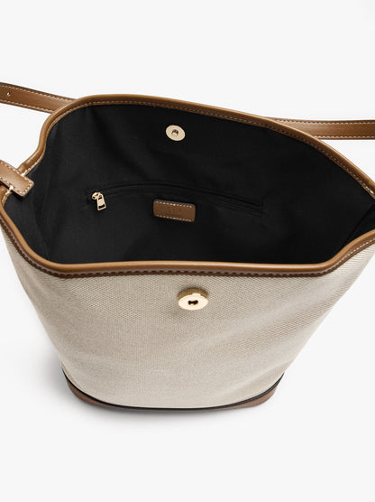 Canvas Bucket Bag