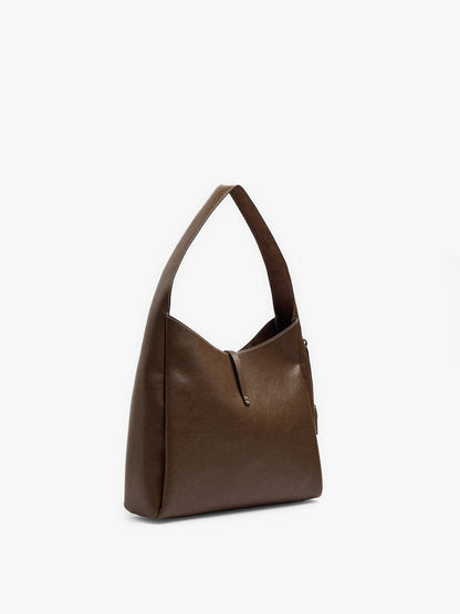 Shoulder Bag With Strap And Buckle