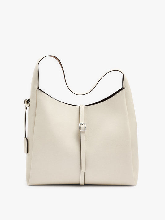 Shoulder Bag With Strap And Buckle