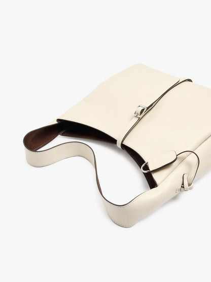 Shoulder Bag With Strap And Buckle