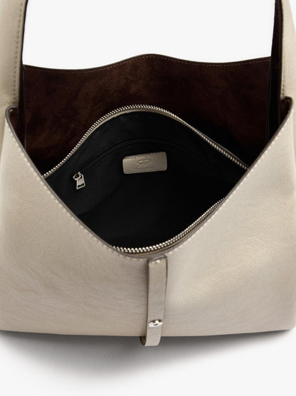 Shoulder Bag With Strap And Buckle