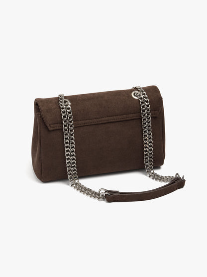 Shoulder Bag With Flap And Long Fringes