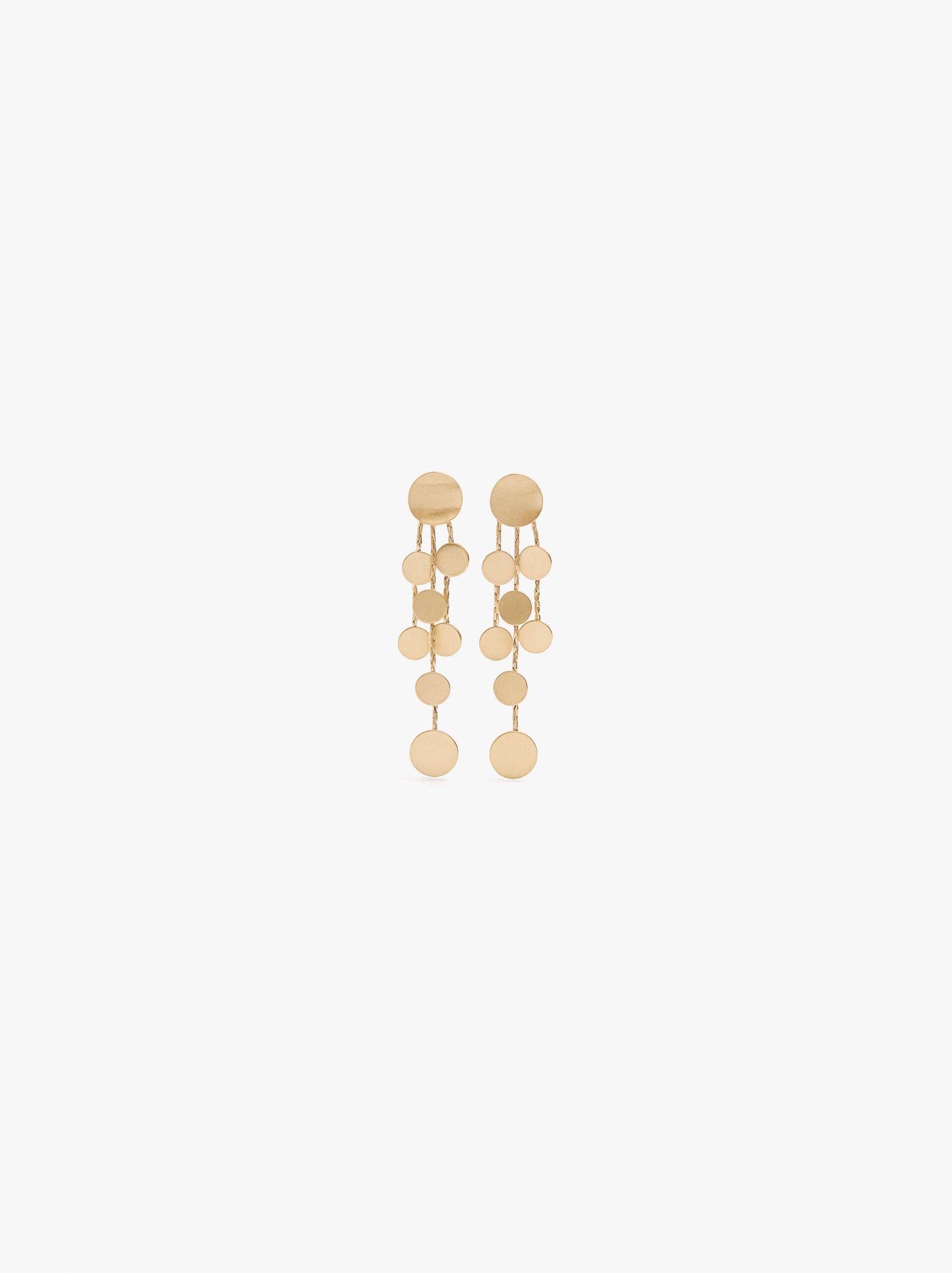 Long Earrings With Circles