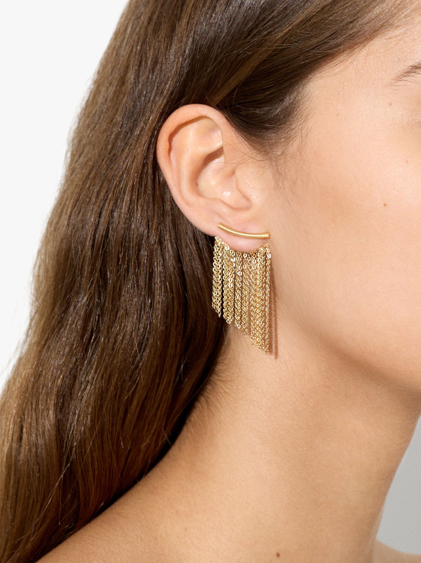 Ear Jacket Cascade Earrings