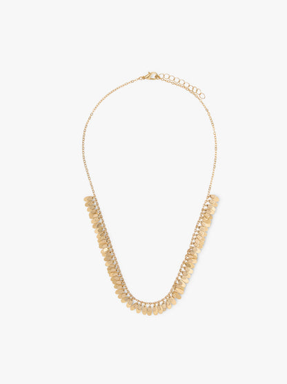 Short Necklace With Mini Petals