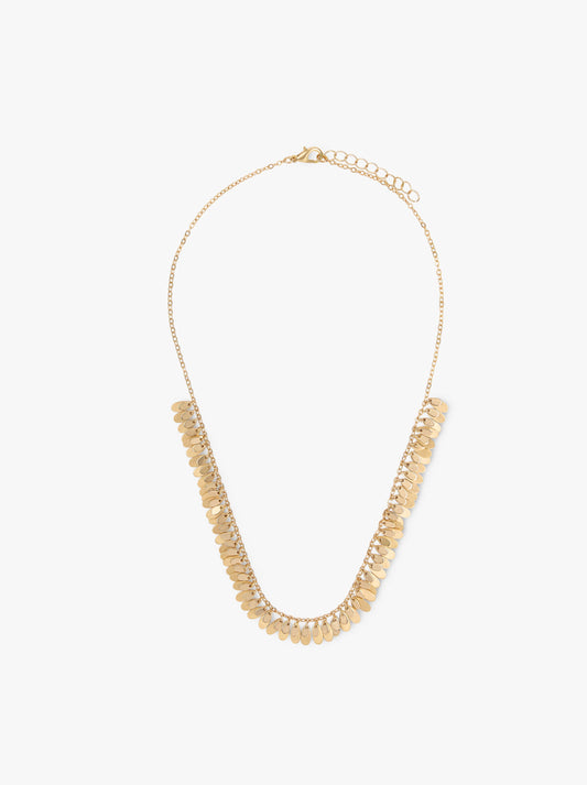 Short Necklace With Mini Petals