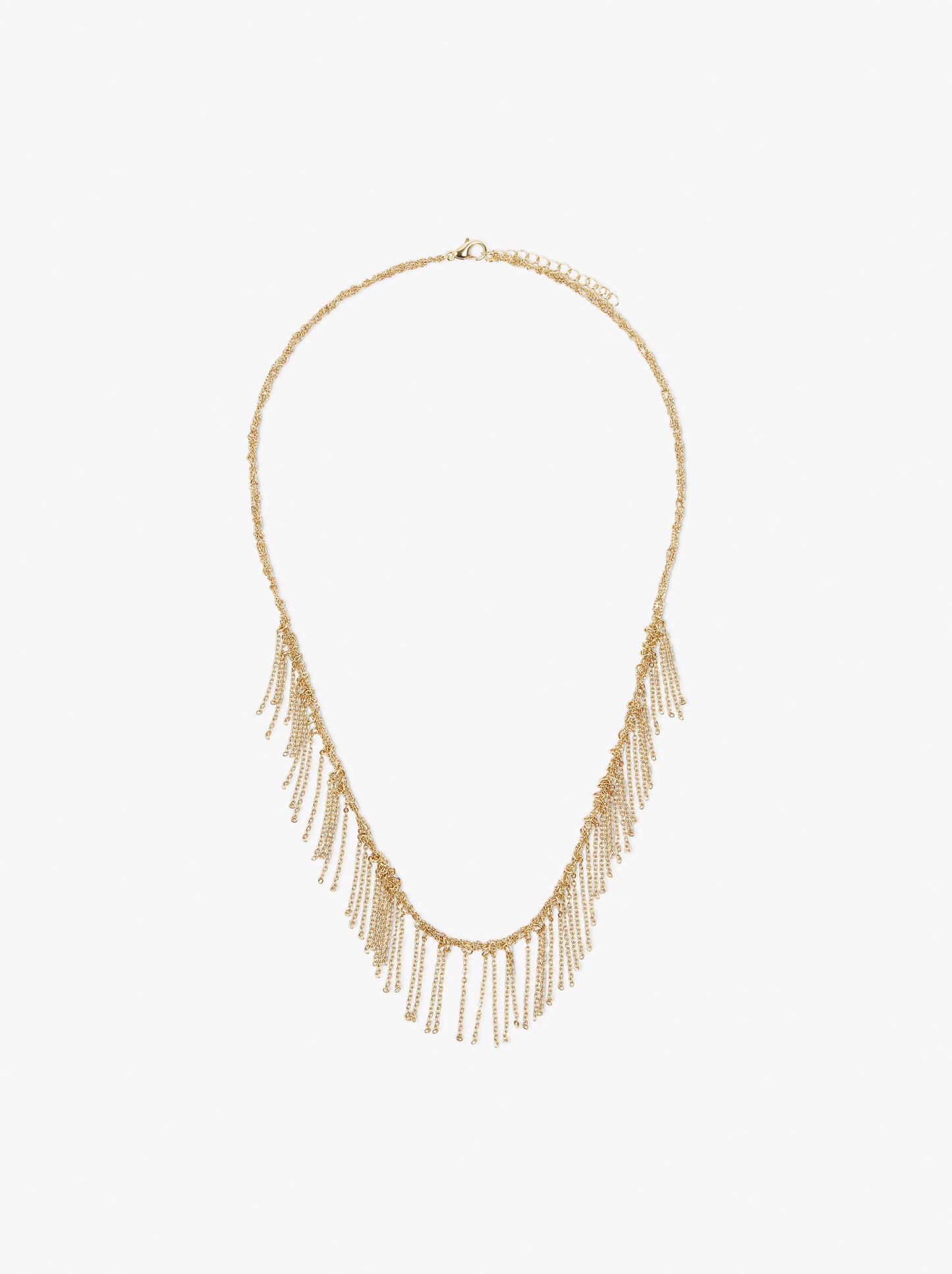 Short Necklace With Cascade Effect