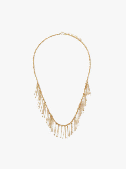 Short Necklace With Cascade Effect