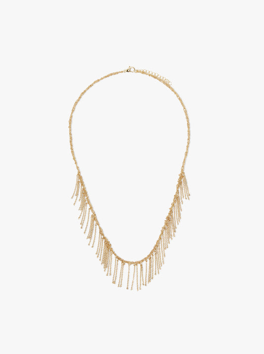 Short Necklace With Cascade Effect