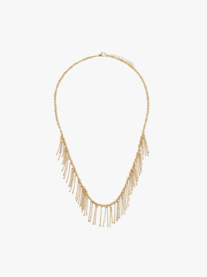 Short Necklace With Cascade Effect