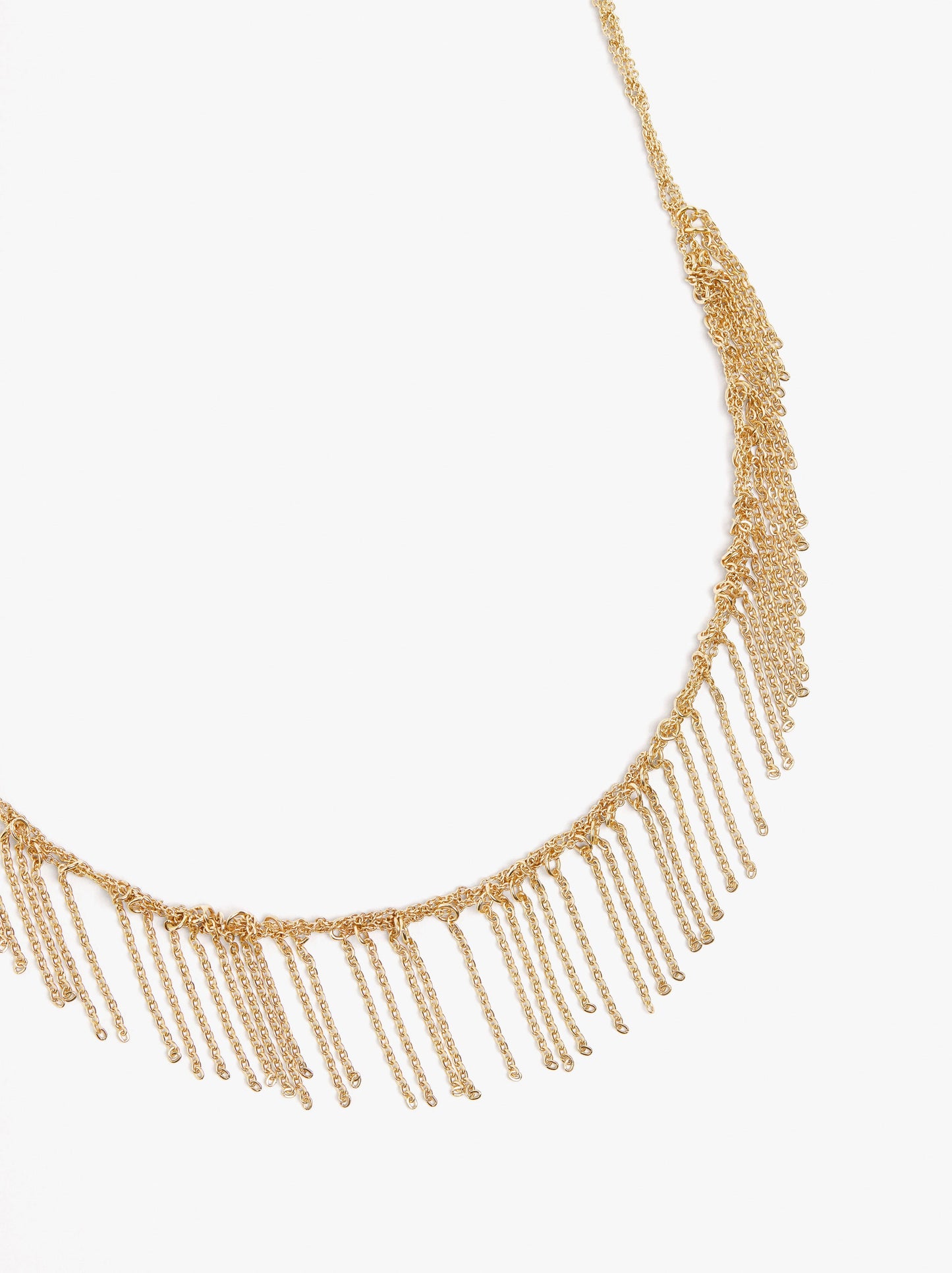 Short Necklace With Cascade Effect