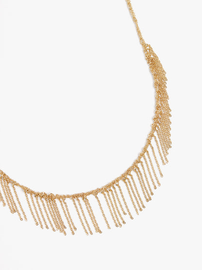 Short Necklace With Cascade Effect