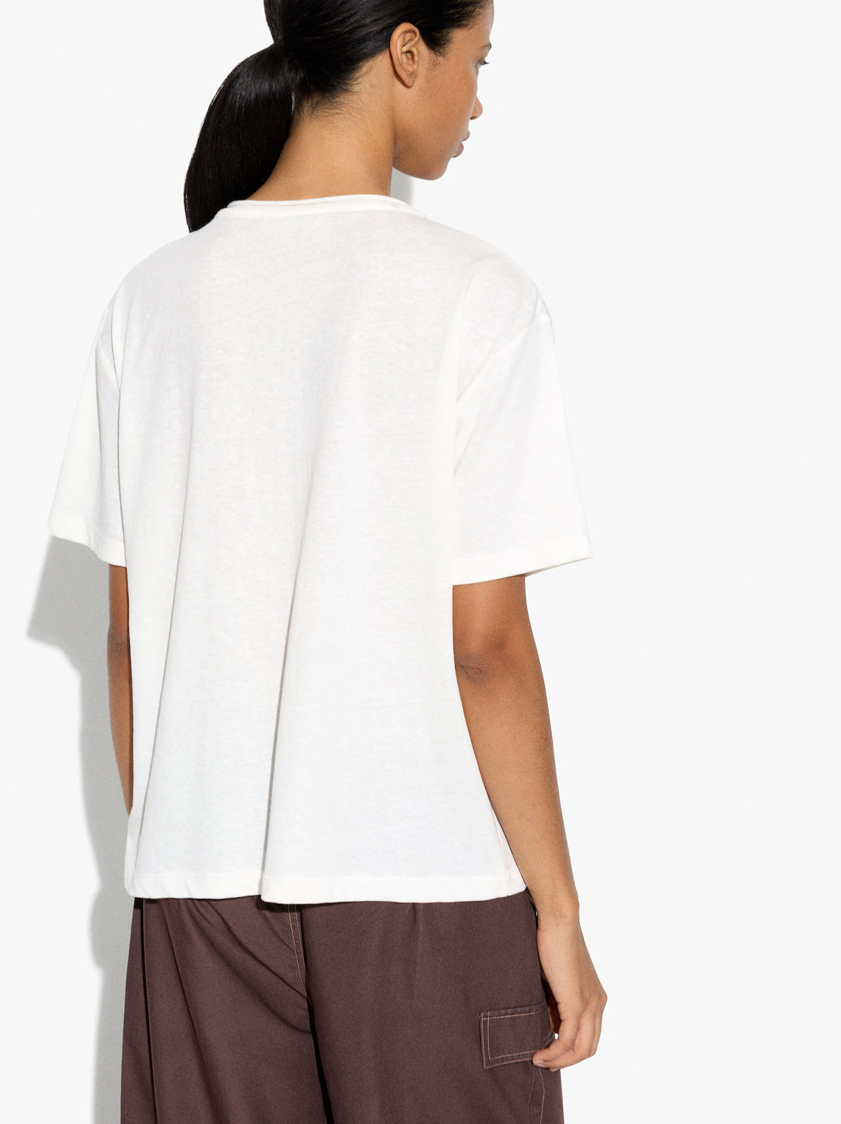 T-Shirt With Buttons And Pocket