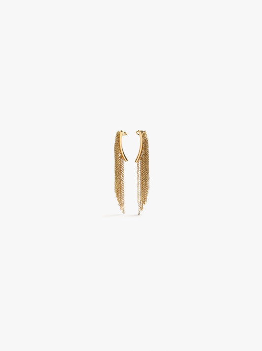Earrings Earcuff With Cascade Effect