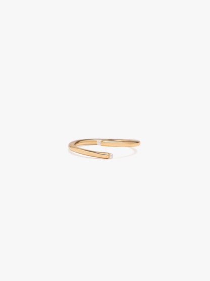 Open Ring With Pearls