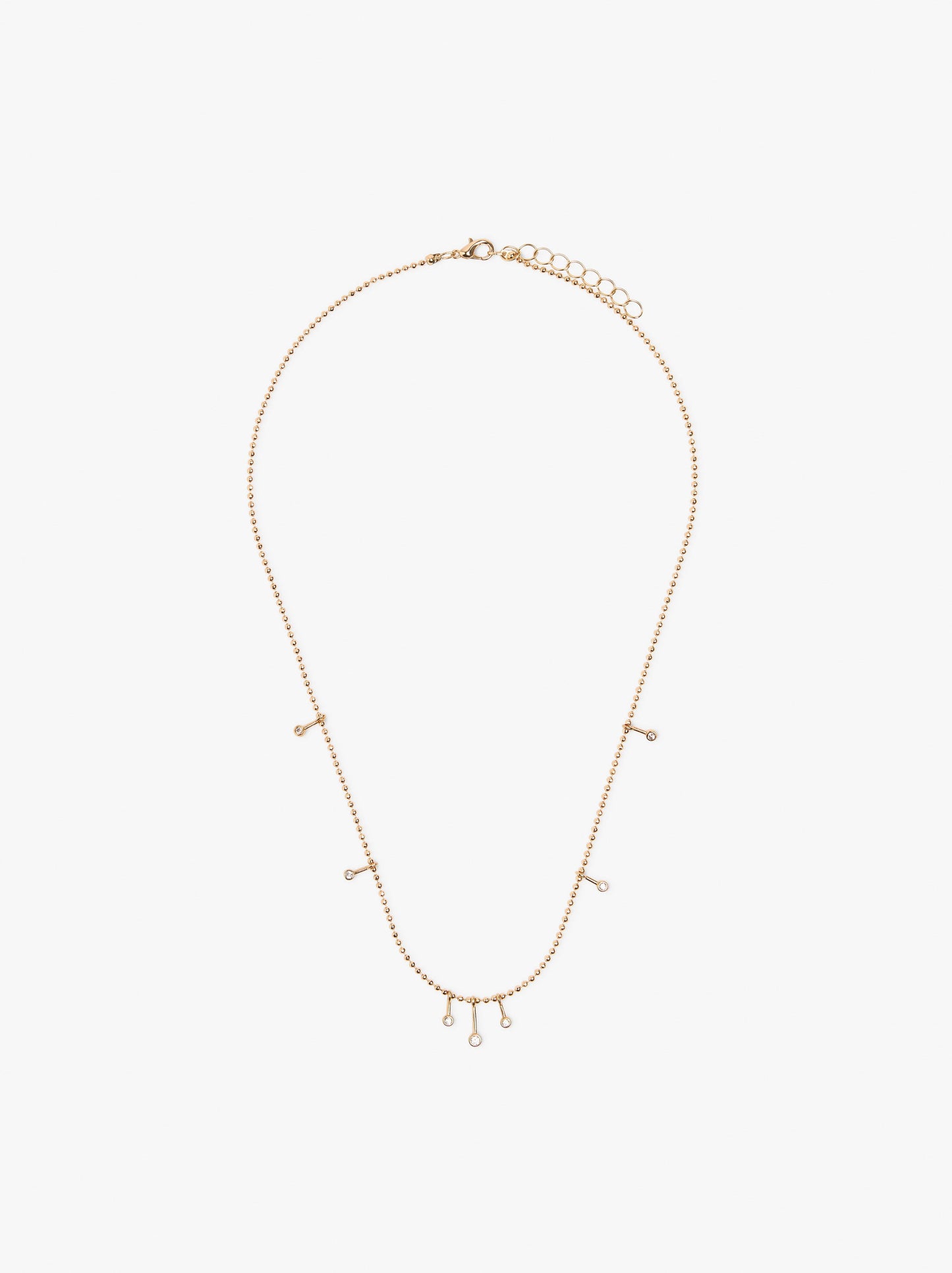 Short Necklace With Zirconia