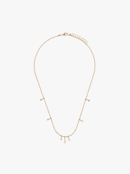 Short Necklace With Zirconia