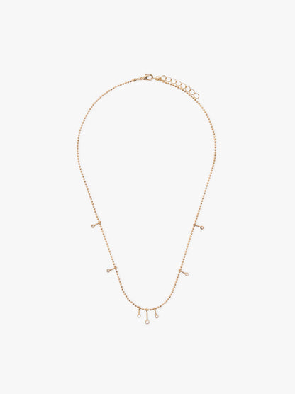 Short Necklace With Zirconia