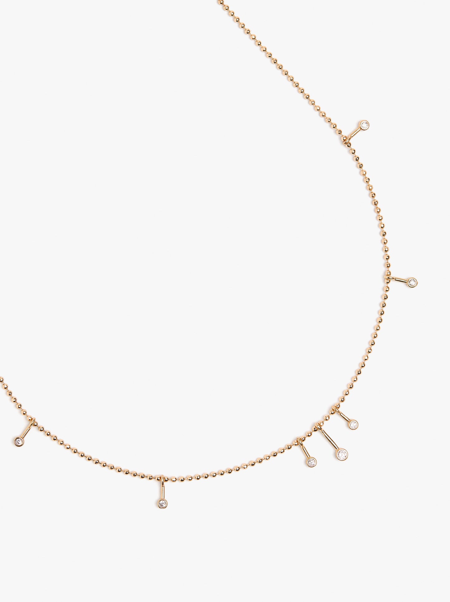 Short Necklace With Zirconia