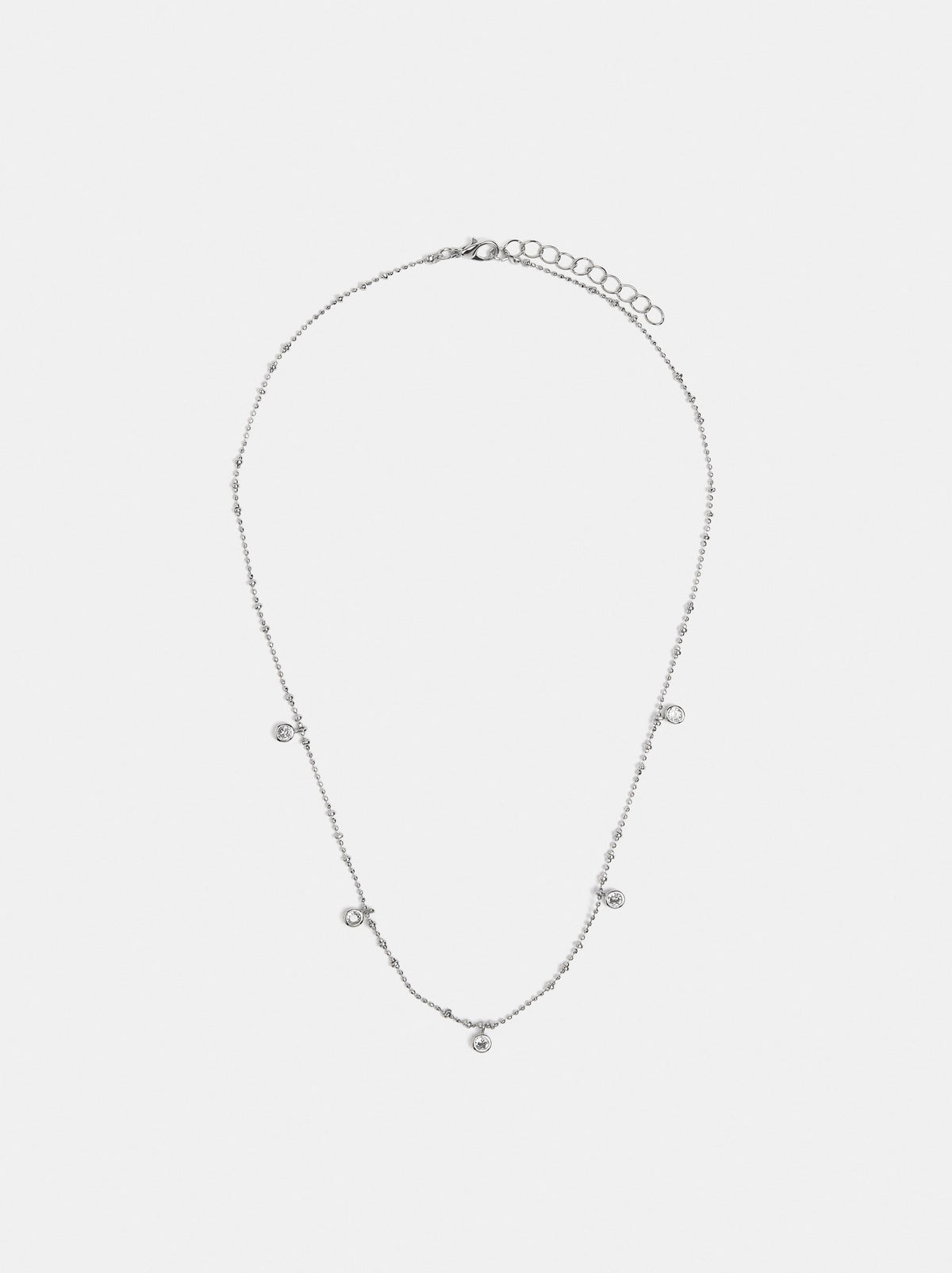 Short Necklace With Zirconia