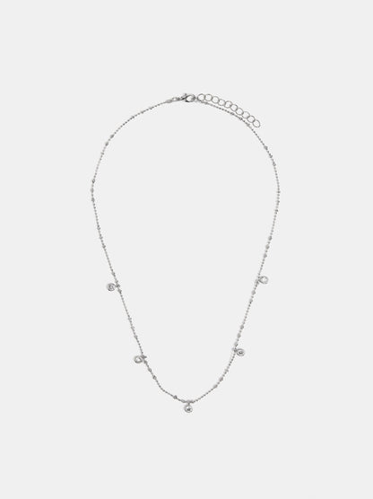 Short Necklace With Zirconia