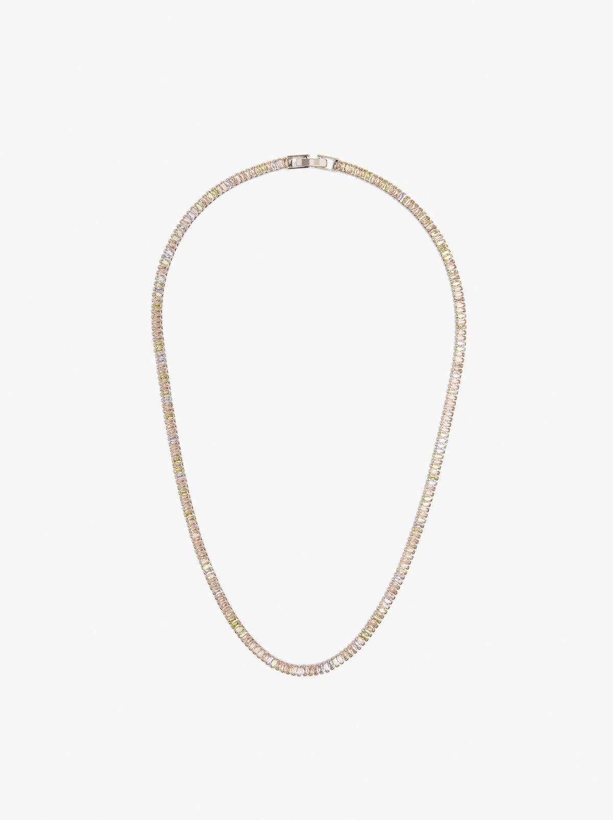 Set Necklace And Bracelet With Zirconia