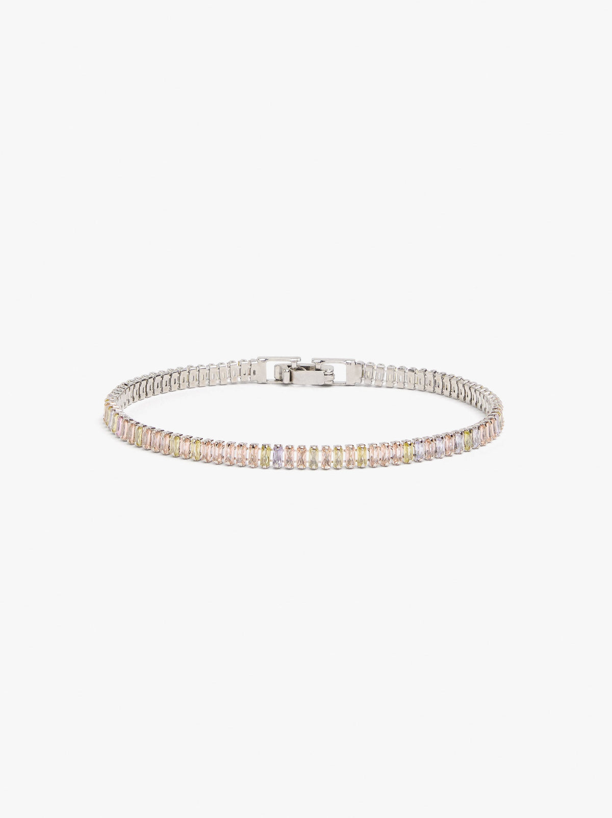 Set Necklace And Bracelet With Zirconia