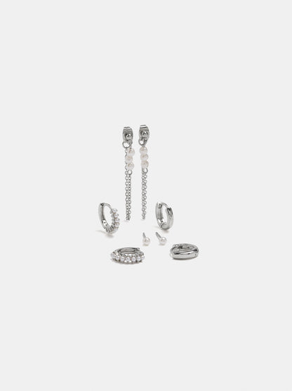 Set Of Pearl Earrings