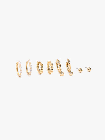 Set Of Earrings With Cubic Zirconia