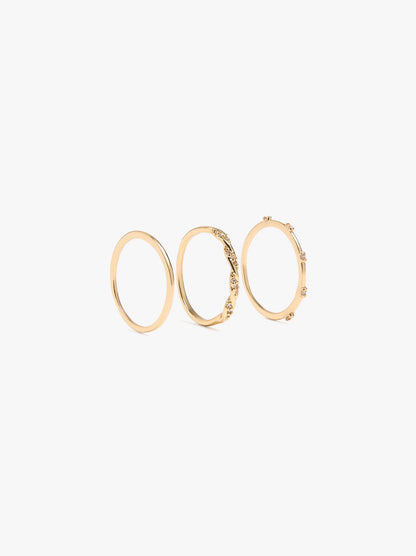 Set Of Rings With Zirconia