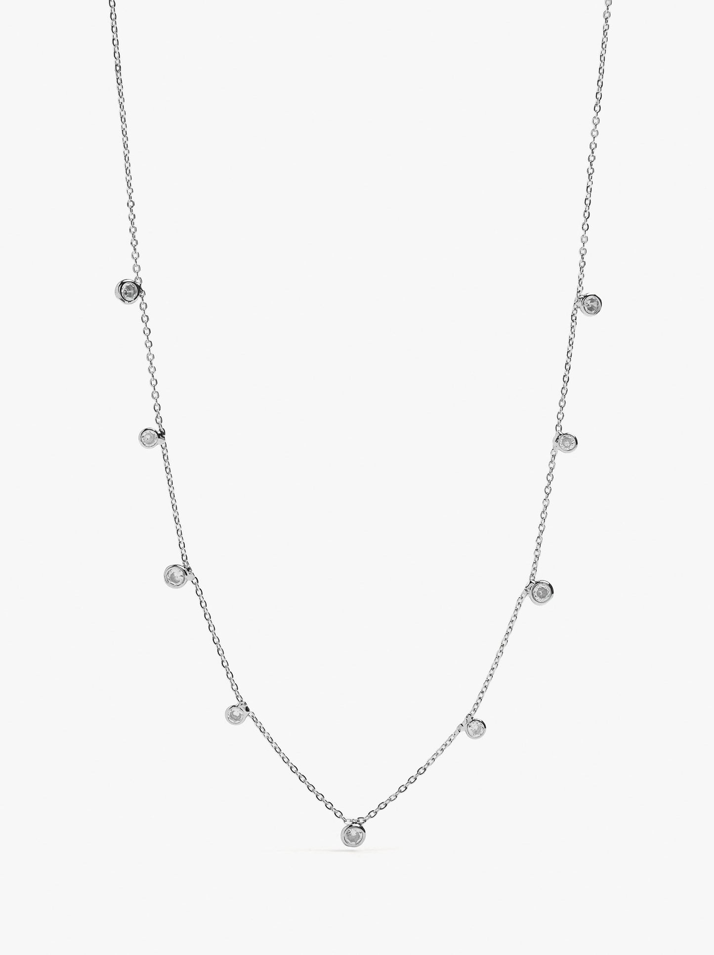 Short Necklace With Zirconia