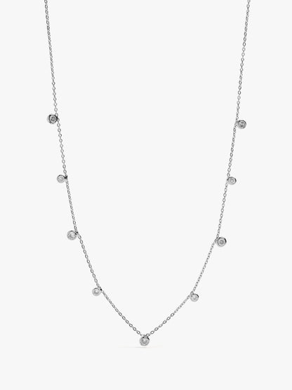 Short Necklace With Zirconia