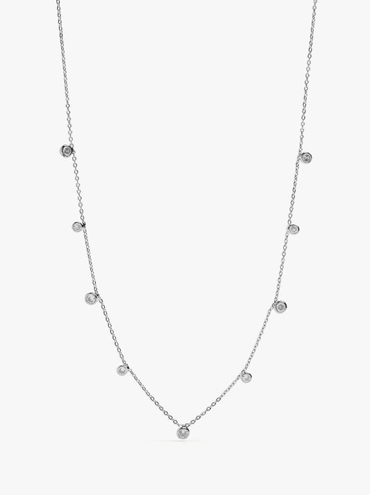 Short Necklace With Zirconia