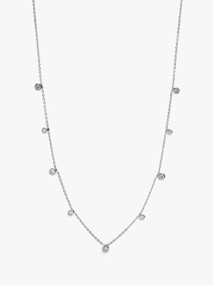 Short Necklace With Zirconia