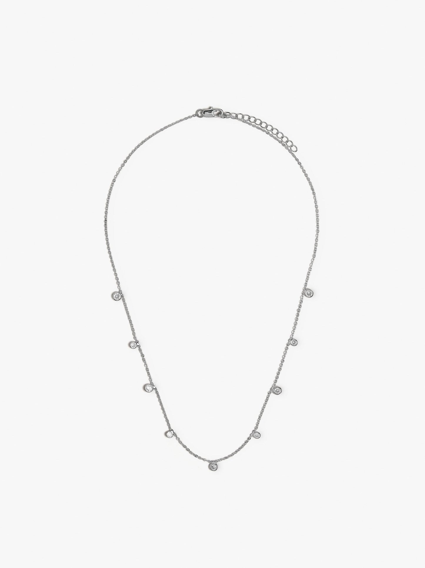 Short Necklace With Zirconia