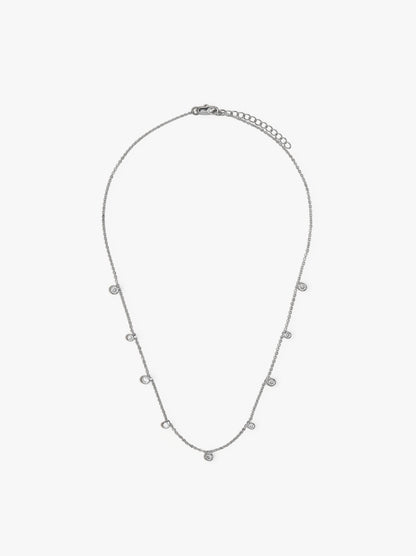 Short Necklace With Zirconia