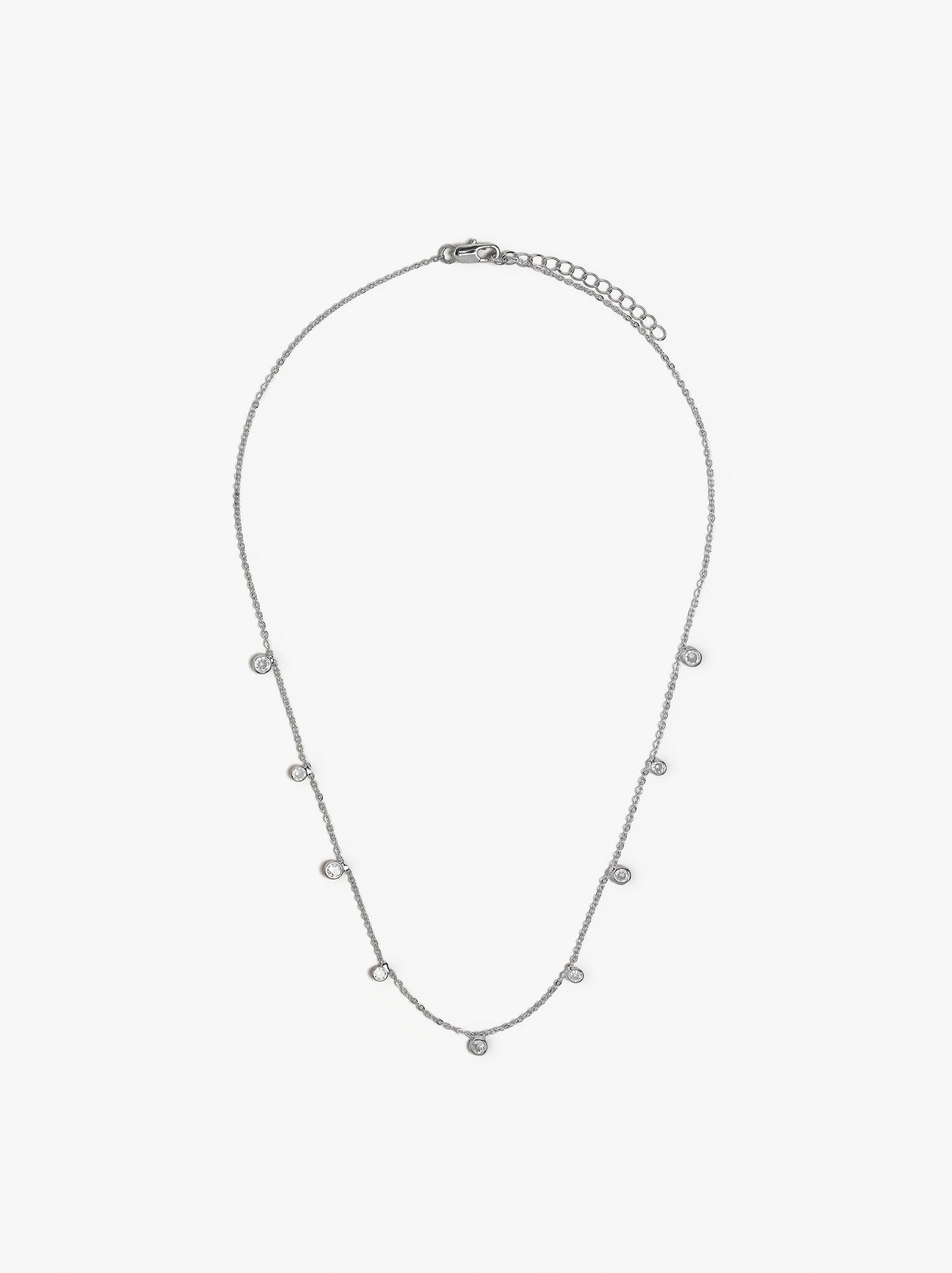Short Necklace With Zirconia