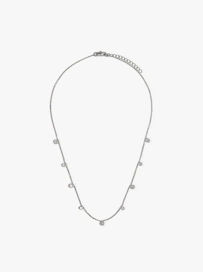 Short Necklace With Zirconia