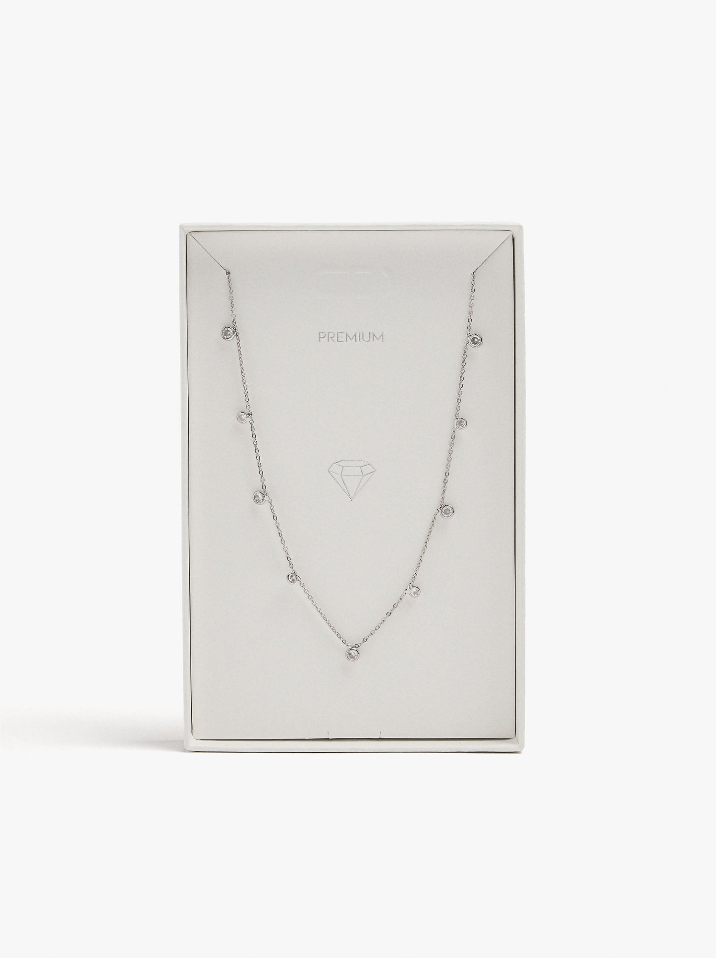 Short Necklace With Zirconia