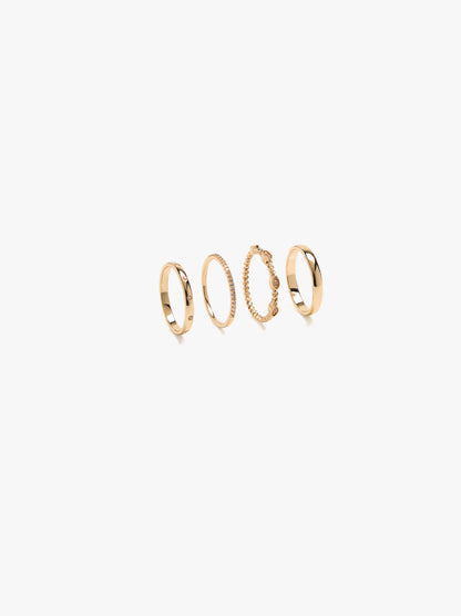 Set Of Rings With Zirconia