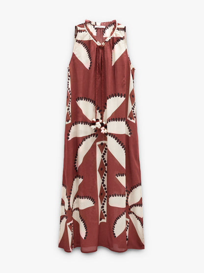 Flowy Printed Dress